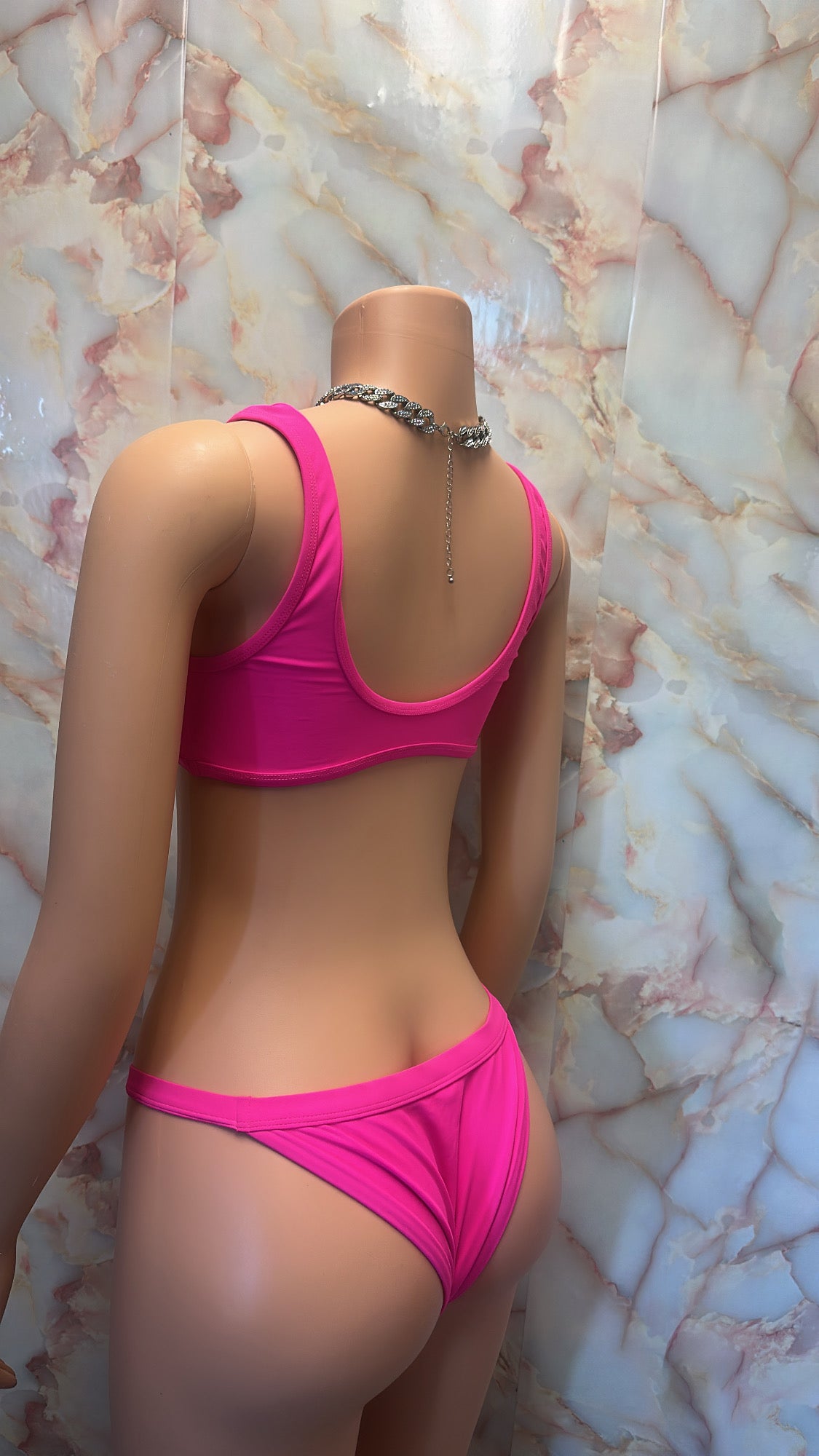 Pink swim suit