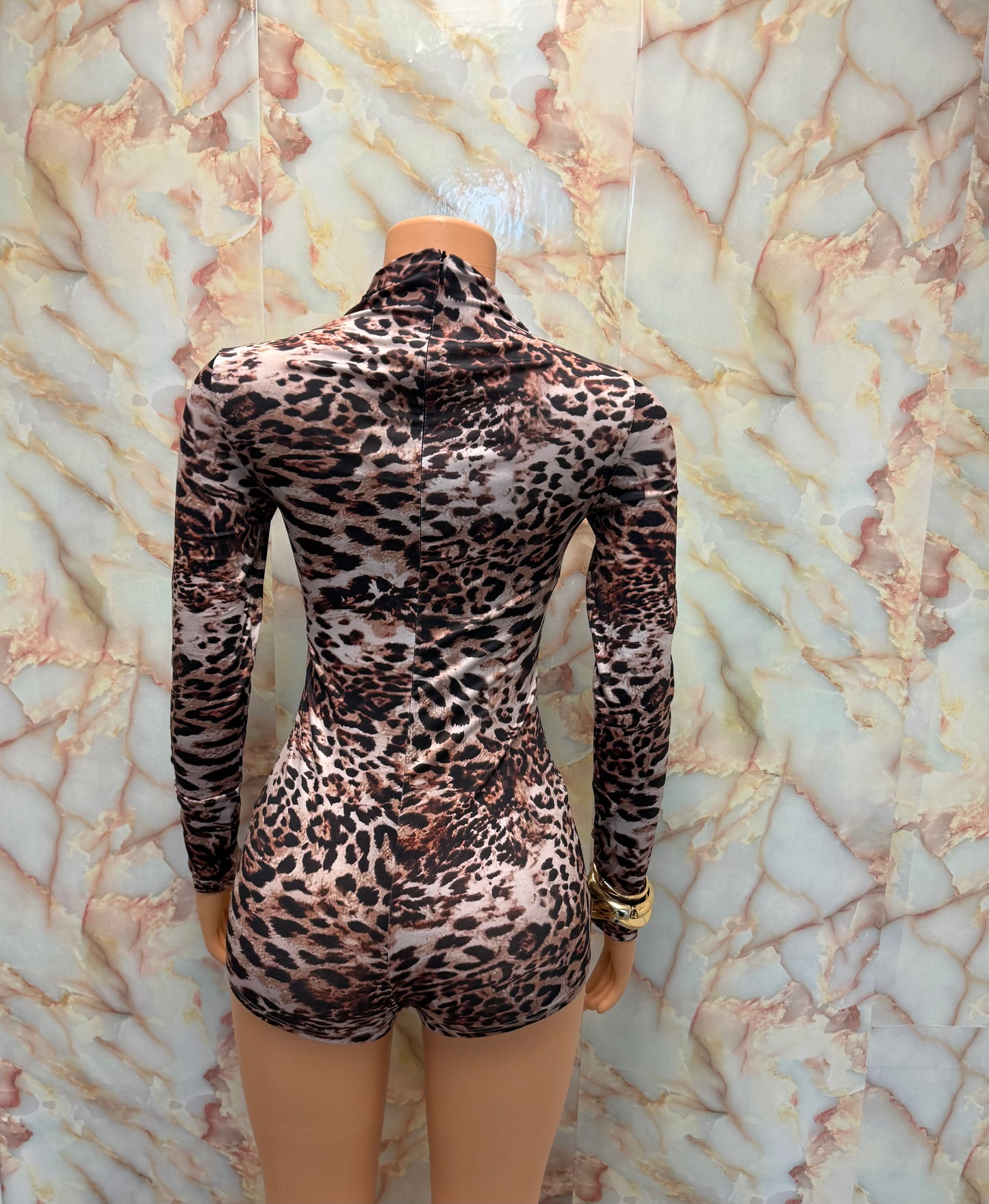 Cheetah romper