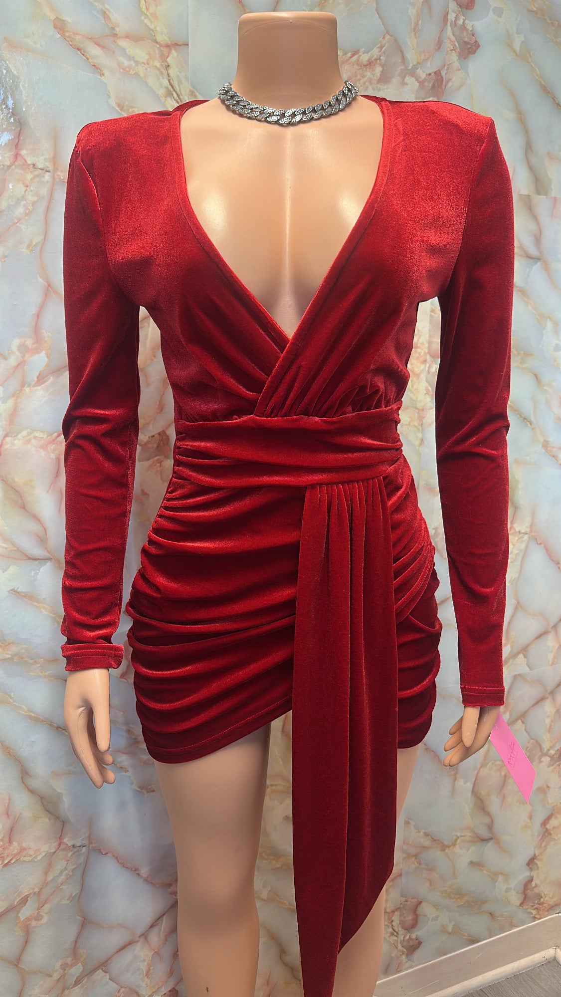 Red dress