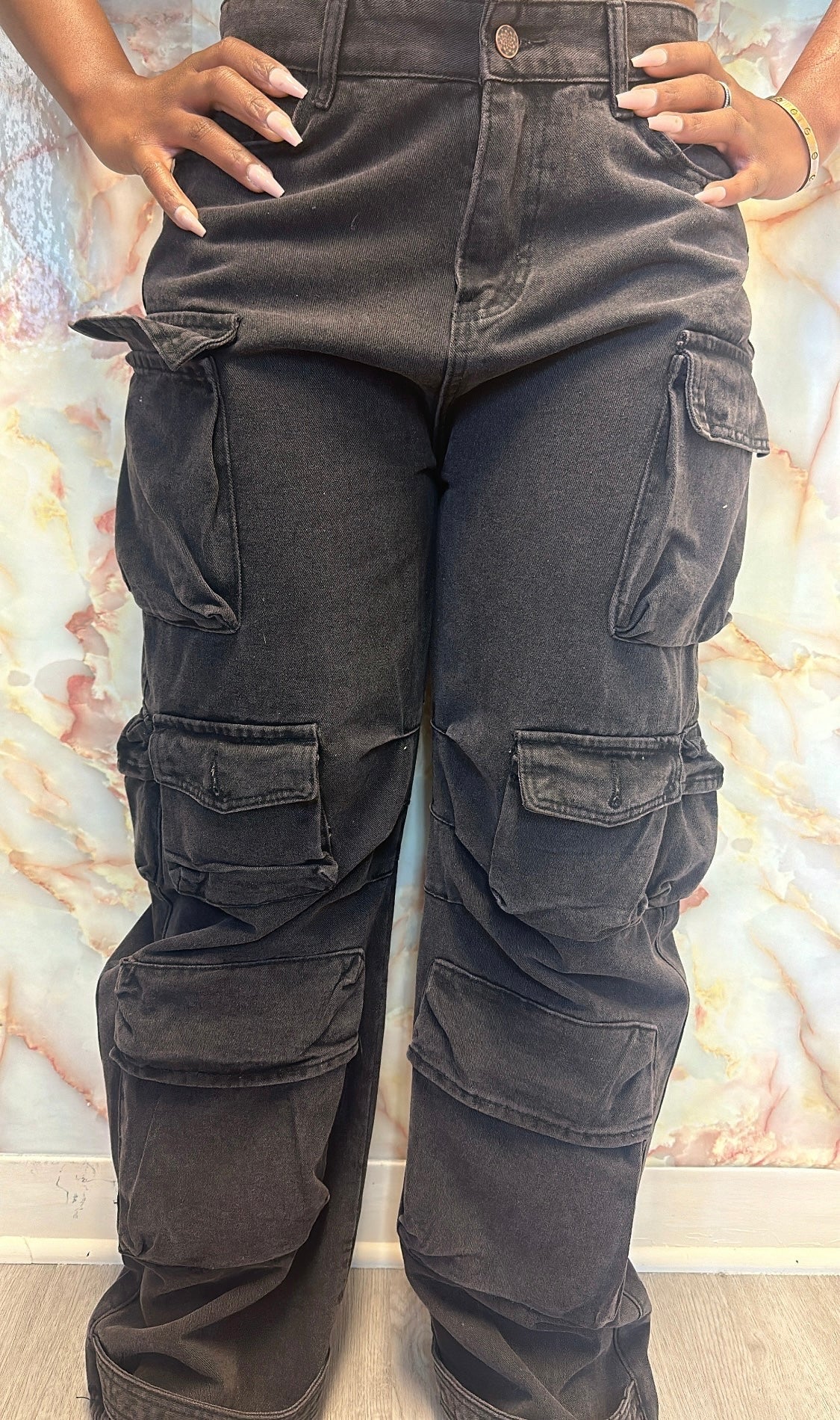 Cargo pocket pants