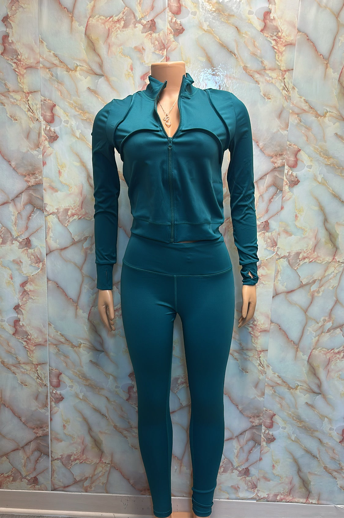 Athleisure set teal