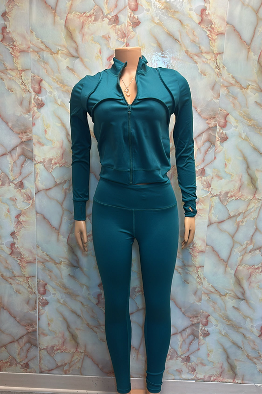 Athleisure set teal