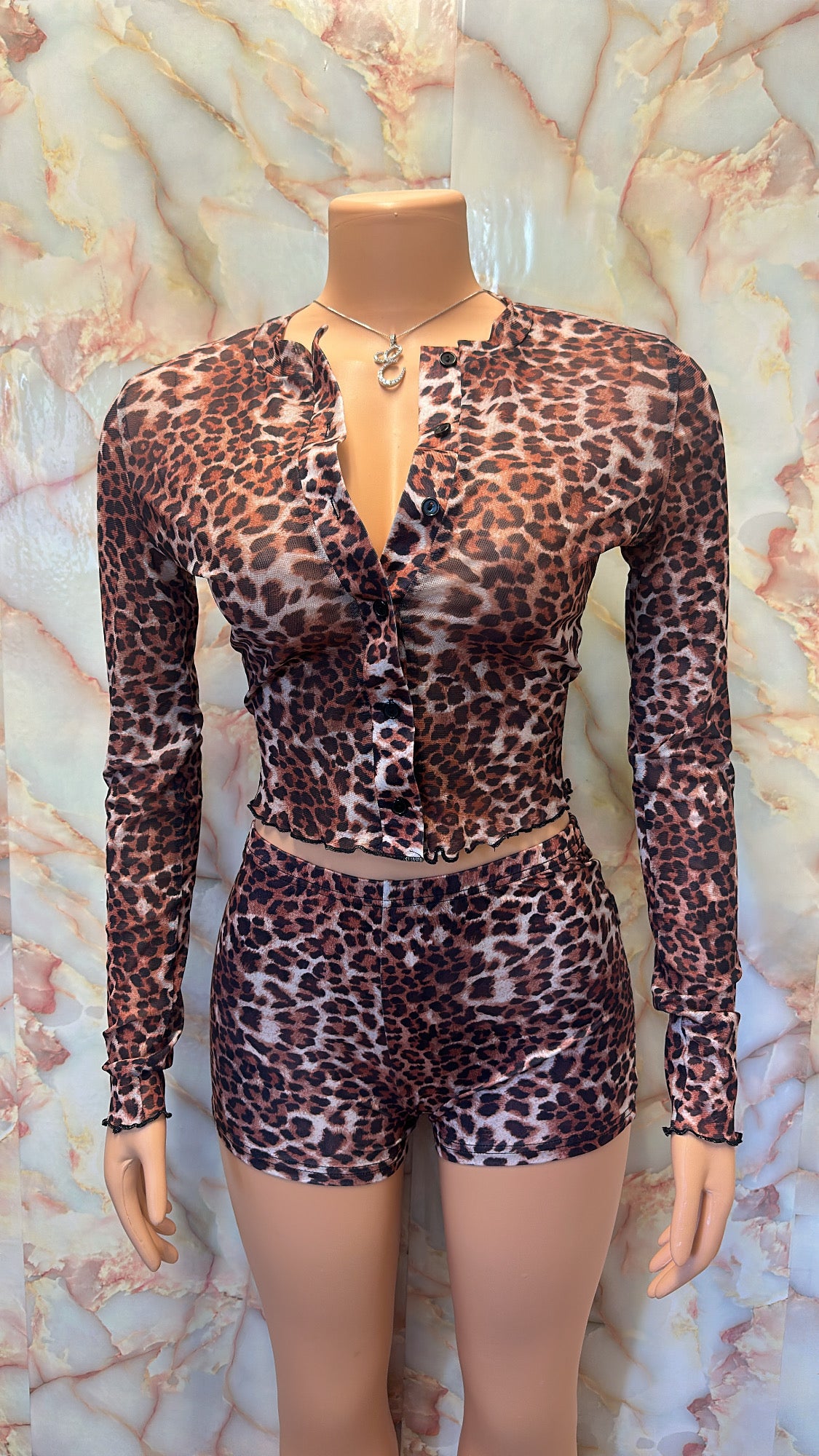 Cheetah short set