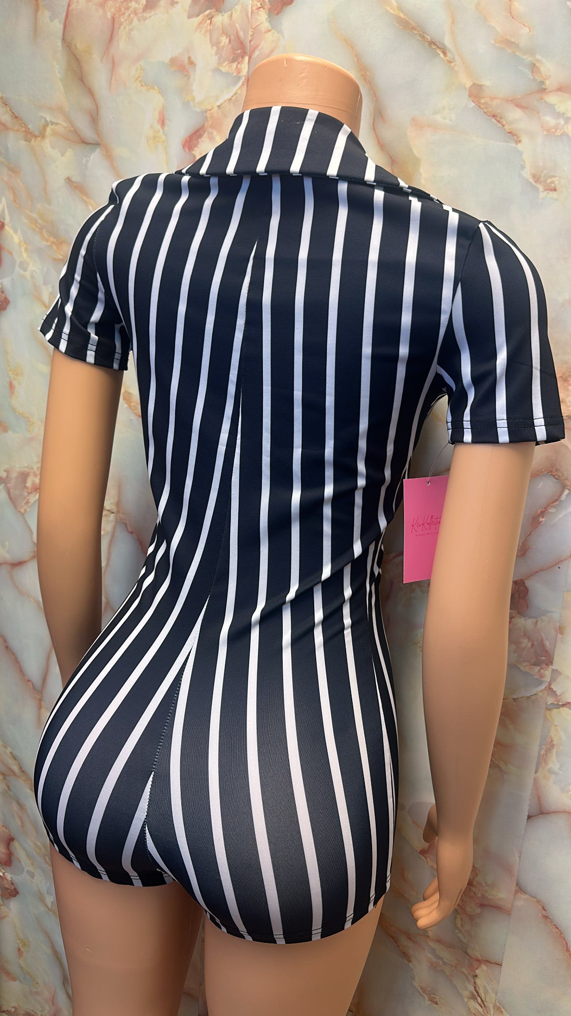 Stripped romper
