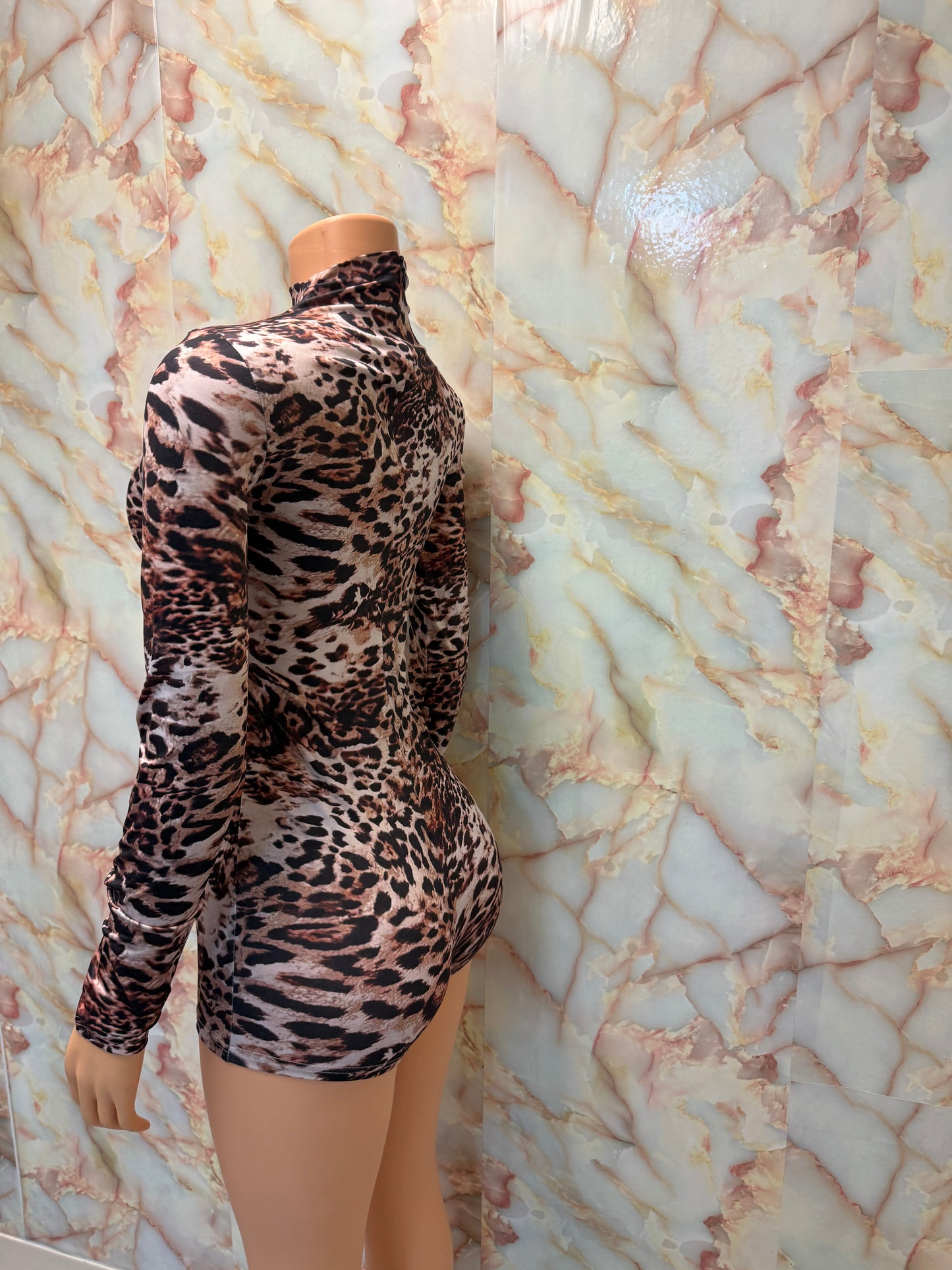 Cheetah romper